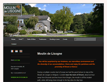 Tablet Screenshot of moulin-de-lisogne.be